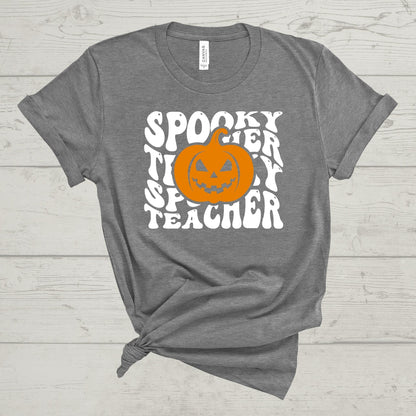 Spooky Teacher Halloween Tee