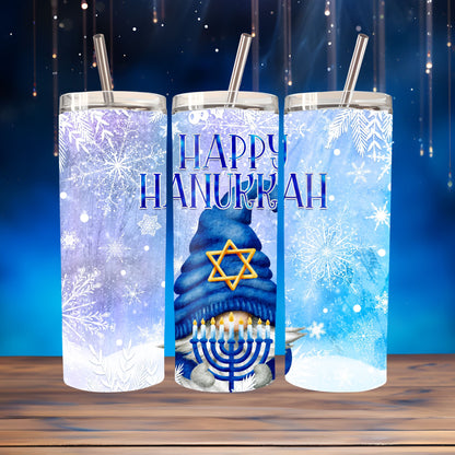 Happy Hanukkah Gnome Tumbler