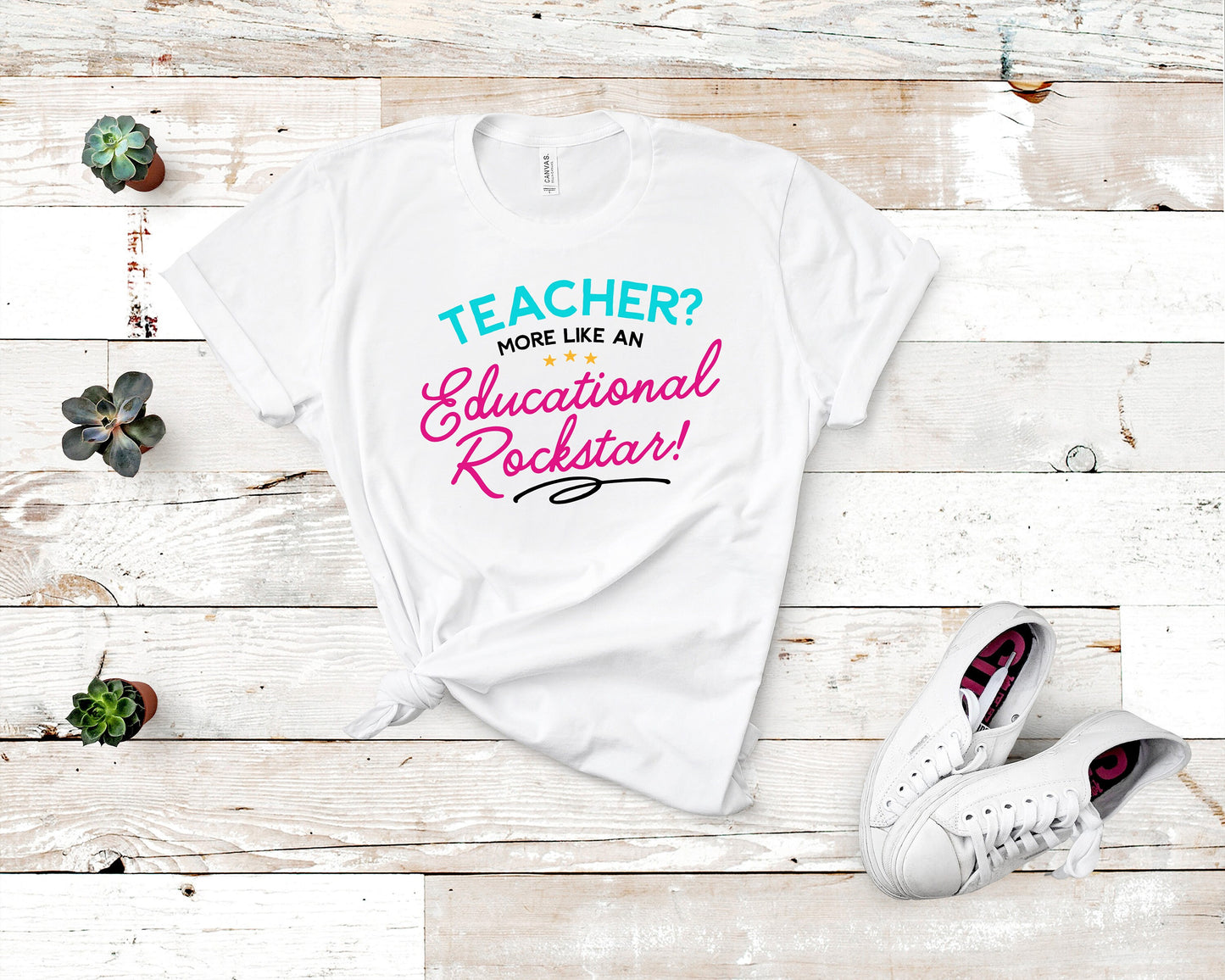 Teacher, More Like an Educational Rockstar Shirt, Teacher Rockstar, Teacher shirt, Teacher T-Shirt, Teacher Appreciation Gift, School