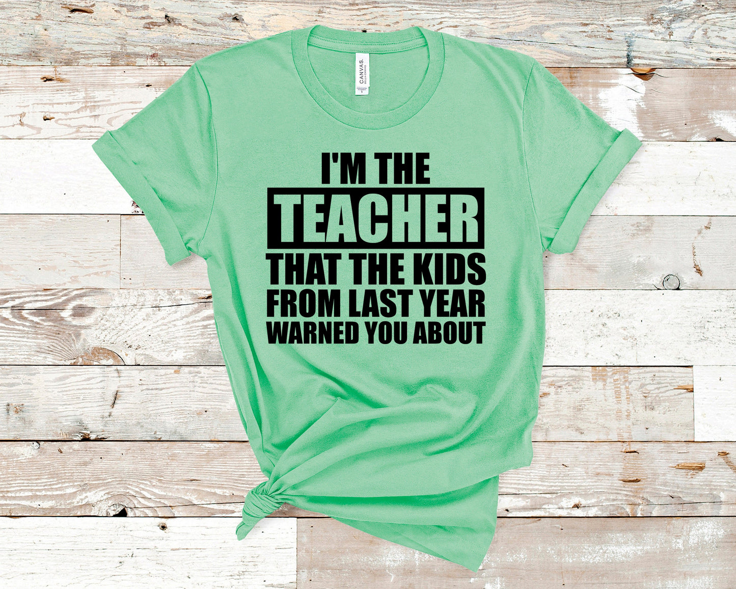 I'm the Teacher That the Kids From Last Year Warned You About Shirt, Teacher Shirt, Teacher Appreciation Gift, Teacher Present, Teacher Life