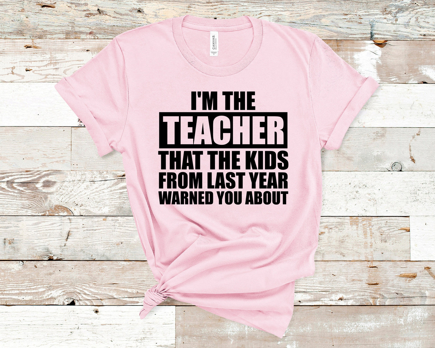 I'm the Teacher That the Kids From Last Year Warned You About Shirt, Teacher Shirt, Teacher Appreciation Gift, Teacher Present, Teacher Life